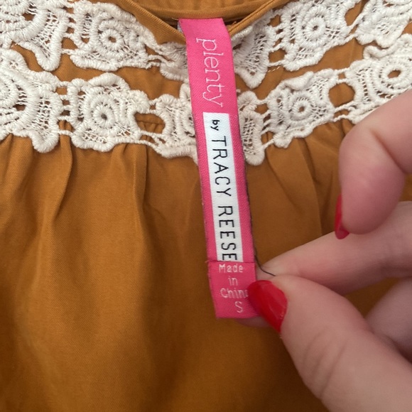 Mustard Crochet Plenty by Tracy Reese Dress w/ pockets!!! - Picture 3 of 4